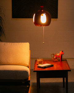 1960’s Red Mod Pendant Lamp