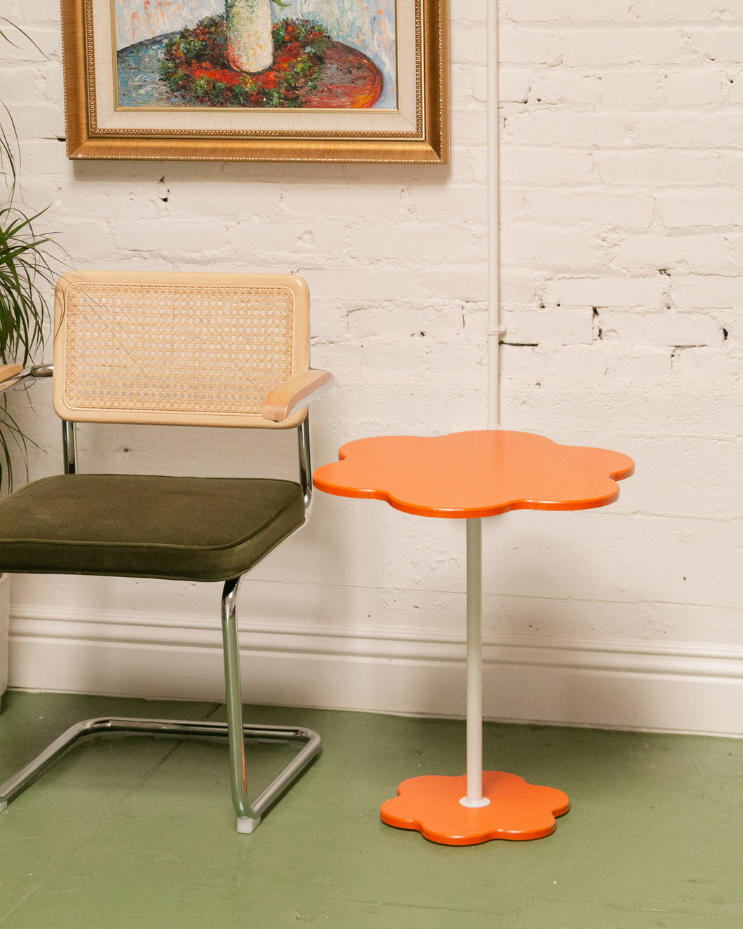 Orange Side Table