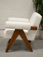 Load image into Gallery viewer, Snowy Lena Armchair
