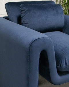 Skylark Navy Blue Chair