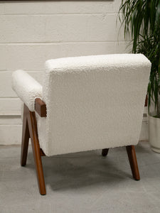 Snowy Lena Armchair