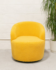 Aria Chair in Mustard Nubby