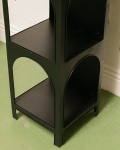 Black Tall Display Shelf