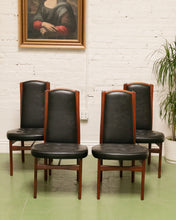 Load image into Gallery viewer, Set of 4 Danish Mid Century Dining Chairs
