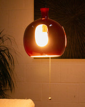 Load image into Gallery viewer, 1960’s Red Mod Pendant Lamp
