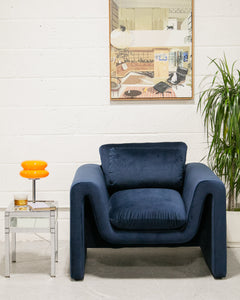 Skylark Navy Blue Chair