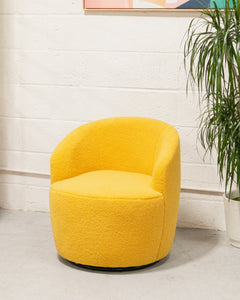 Aria Chair in Mustard Nubby