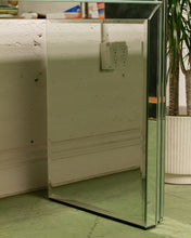 Load image into Gallery viewer, Midcentury Mirrored Glass Console Table with Mirrored Surface
