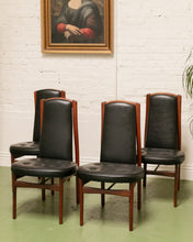 Load image into Gallery viewer, Set of 4 Danish Mid Century Dining Chairs
