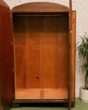 Load image into Gallery viewer, Vintage Art Deco Gentleman’s Burr Walnut Wardrobe
