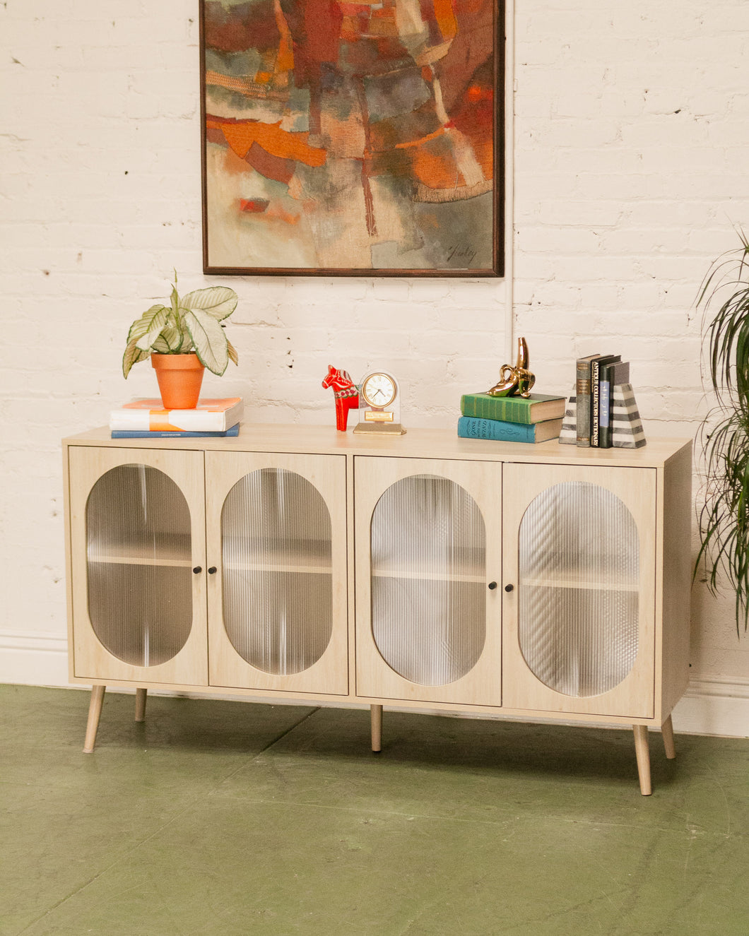 Oval Front Sideboard