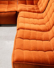 Load image into Gallery viewer, The Juno Modular Six-Piece Sectional in Burnt Orange
