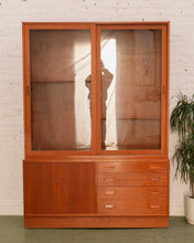 Load image into Gallery viewer, Vintage Teak Hutch
