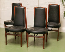 Load image into Gallery viewer, Set of 4 Danish Mid Century Dining Chairs
