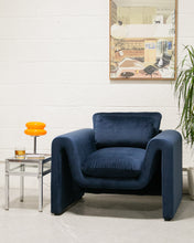 Load image into Gallery viewer, Skylark Navy Blue Chair
