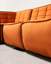 Load image into Gallery viewer, The Juno Modular Six-Piece Sectional in Burnt Orange
