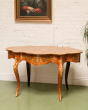 Load image into Gallery viewer, 1900s French Louis XV Boulle&#39; Style Inlaid Wood Table With Gilt Ormolu Mount
