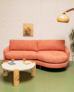 Ramona Sofa in Amadeo Tangerine