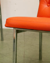 Load image into Gallery viewer, 1970’s Tangerine Chrome Dining Chair
