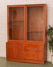 Load image into Gallery viewer, Vintage Teak Hutch
