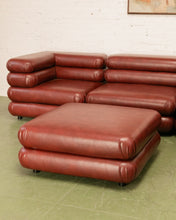 Load image into Gallery viewer, Elodie 4 Piece Modular Sectional in Brown Leather
