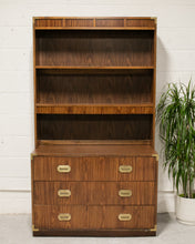 Load image into Gallery viewer, Wide Large Vintage Campaign Shelf Hutch
