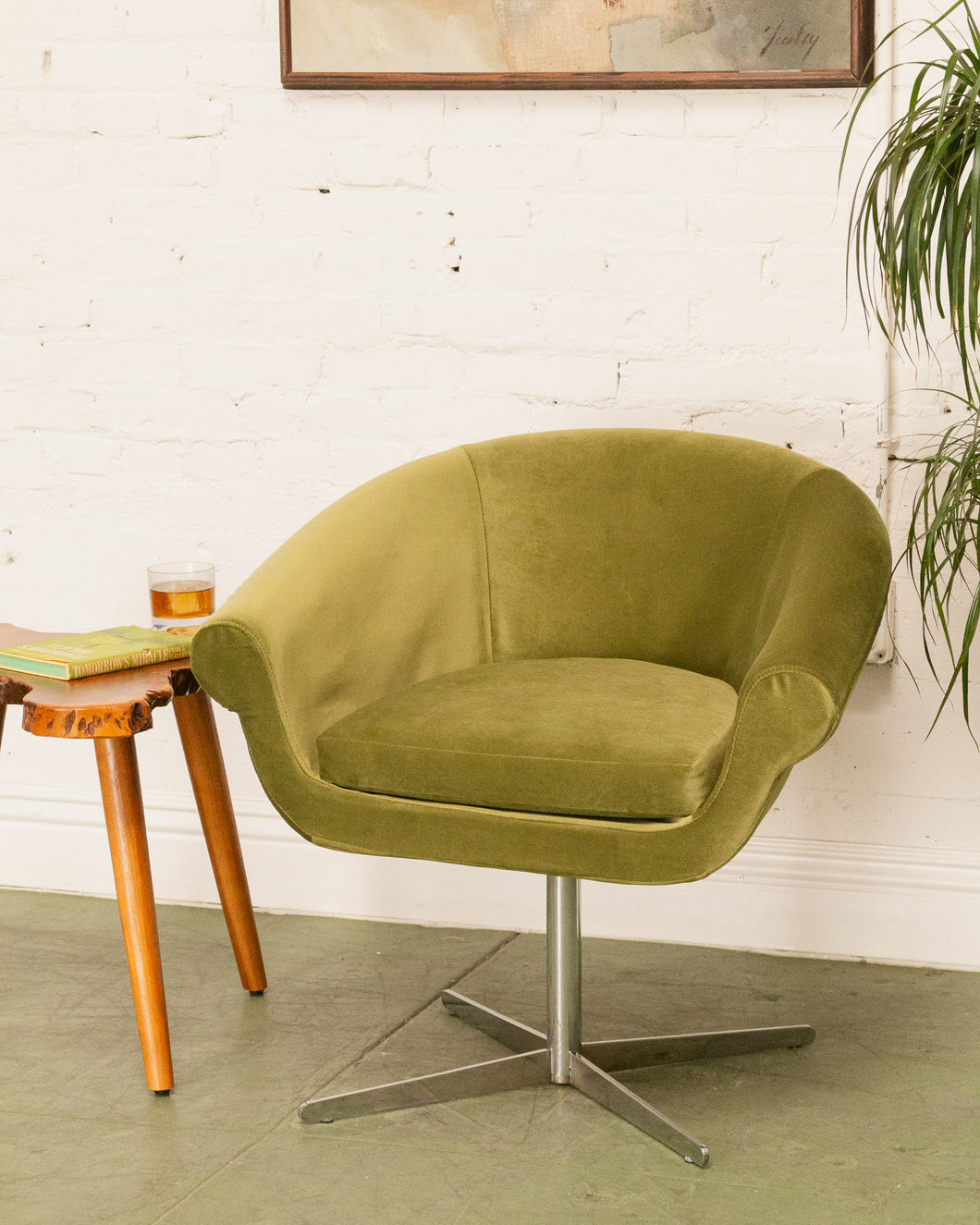 Apple Green 1960’s Swedish Overman Chair