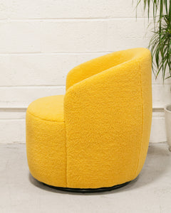 Aria Chair in Mustard Nubby