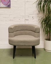 Load image into Gallery viewer, Small Green Nubby Vanity Club Chair
