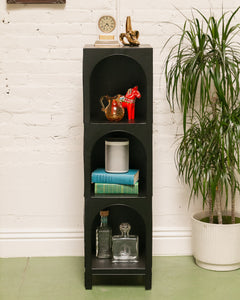 Black Tall Display Shelf