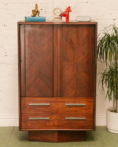 Lane 1970’s Floating Armoire Highboy