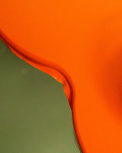 Orange Side Table