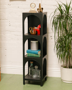 Black Tall Display Shelf