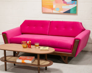 Desmond Fuchsia (Royale Berry) Sofa 72"