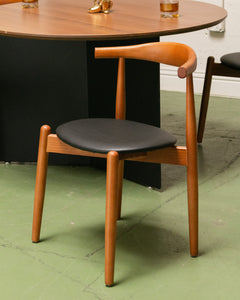 Sculptural Wood Dining Chair