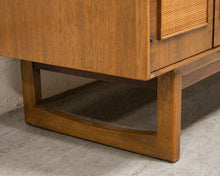 Load image into Gallery viewer, Caning Mid Century Vintage Chest of Drawers
