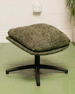 Chaz Olive Green Chair with Ottoman