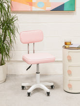 Load image into Gallery viewer, Small Pink Office Chair
