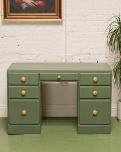 Army Green Deco Desk