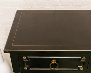 Original Black Chinoiserie Dresser by American of Martinsville