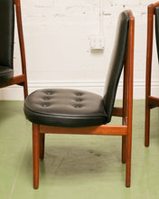 Load image into Gallery viewer, Set of 4 Danish Mid Century Dining Chairs
