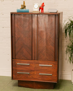 Lane 1970’s Floating Armoire Highboy