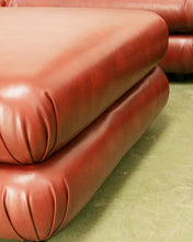 Load image into Gallery viewer, Elodie 4 Piece Modular Sectional in Brown Leather
