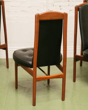 Load image into Gallery viewer, Set of 4 Danish Mid Century Dining Chairs
