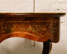 Load image into Gallery viewer, 1900s French Louis XV Boulle&#39; Style Inlaid Wood Table With Gilt Ormolu Mount
