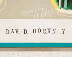 David Hockney Vintage Poster Framed