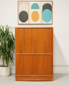 Teak Desk Combo Cabinet