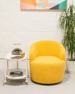 Aria Chair in Mustard Nubby