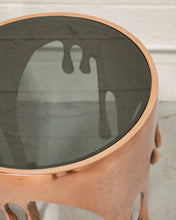 Load image into Gallery viewer, Volcano Drip Side Table in Copper
