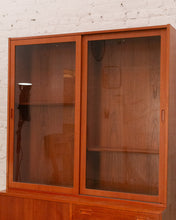 Load image into Gallery viewer, Vintage Teak Hutch
